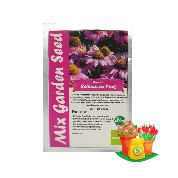 benih bunga echinacea pink mgs